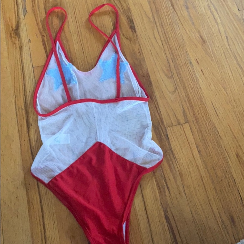 Mesh swimsuit bodysuit - Picture 3 of 8